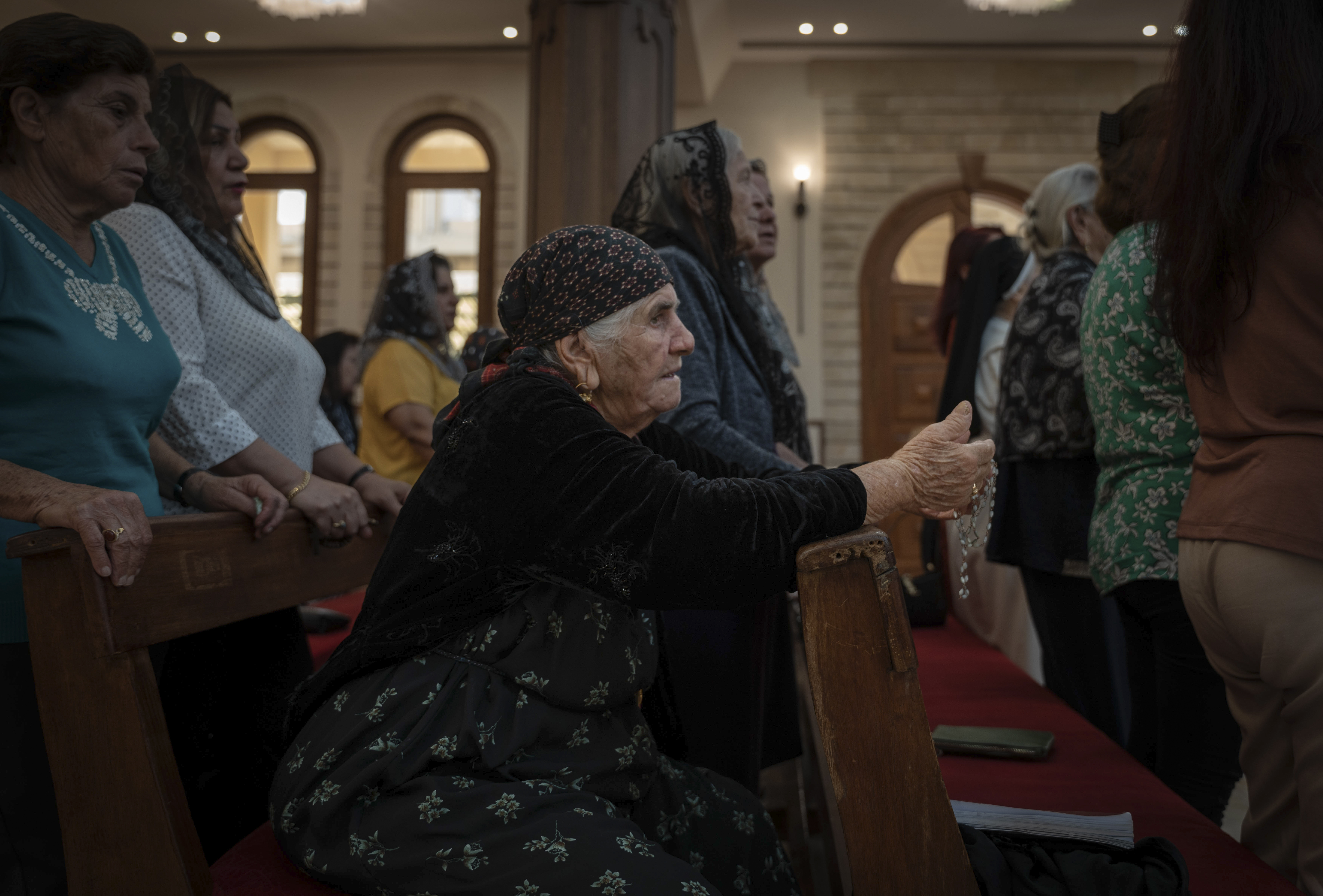 Iraqi Christians have struggled since the Nineveh plains, their historic homeland of rolling hills dotted with wheat and barley fields, were wrested back from Islamic State extremists six years ago. Although the threat from IS has receded, some towns are still mostly rubble. There are few inhabited homes or basic services, including water. Many Christians have given up and left for Europe, Australia or the United States. Others are trying to follow.Today, the number of Christians in Iraq is 150,000, compared to 1.5 million in 2003.