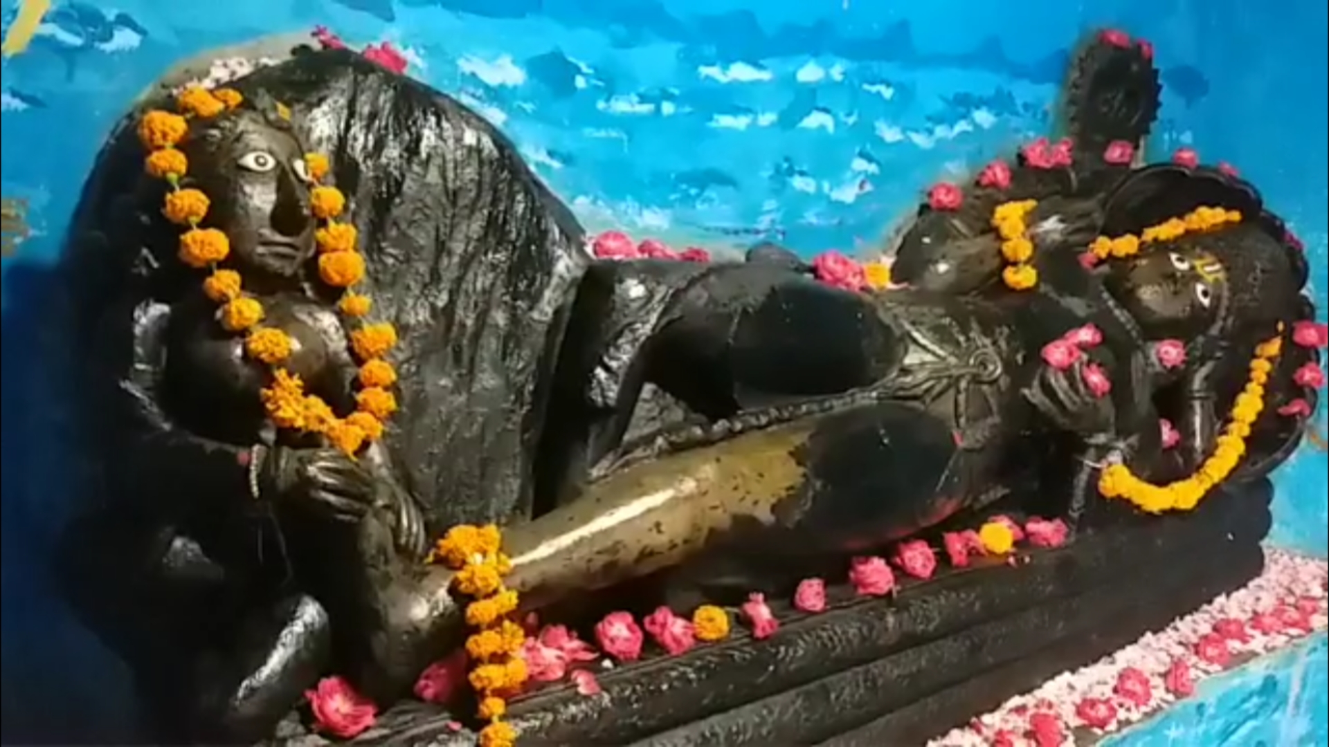 Shiva Vishnu and Brahma related to Pushkar