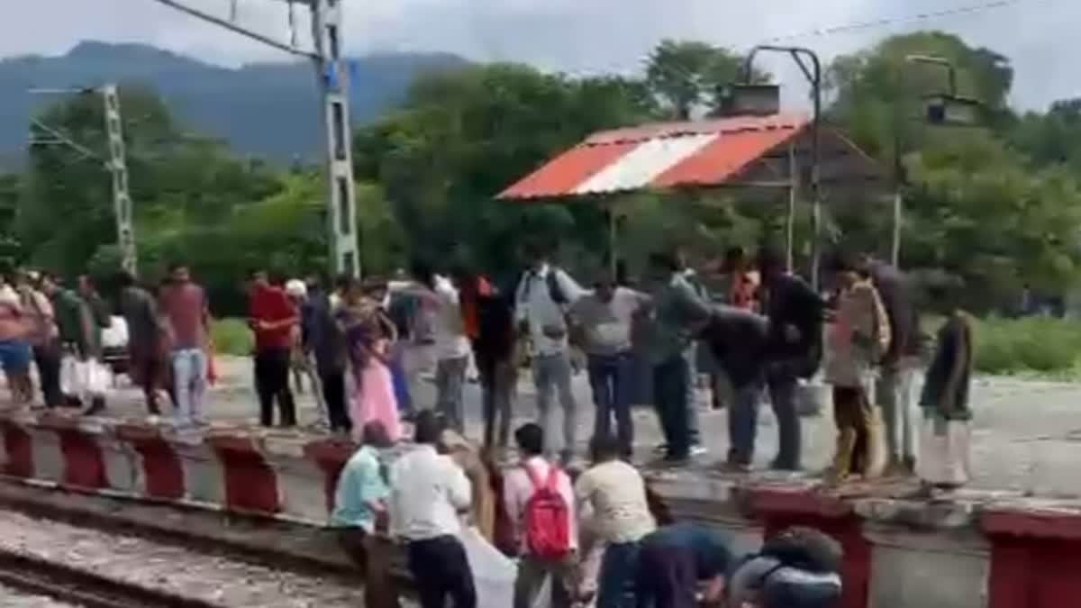 Passenger injured after being hit by train