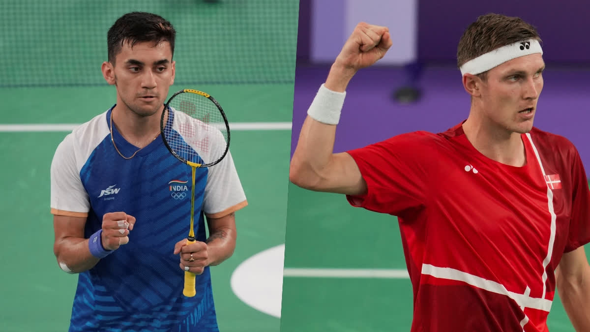 Lakshya Sen, who became the first player to reach the semi-final in the men's singles badminton event at the Olympic Games, will face the toughest challenge of the competition from world number 2 Denmark's Viktor Axelsen on Sunday. If Lakshya wins the semifinal match, he will ensure at least a silver medal for India at the Paris Games.