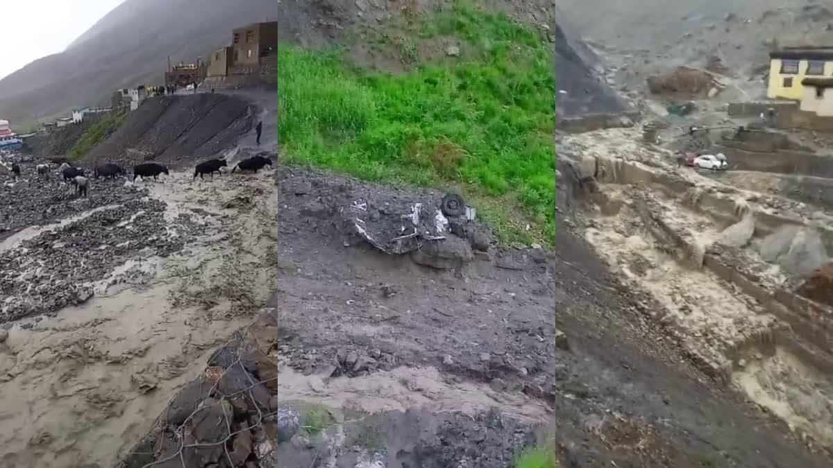 CLOUDBURST IN LAHAUL SPITI