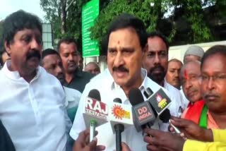 Union Minister Bhupathi Srinivasa Varma Visit Tirumala