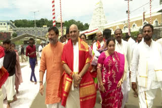 srinivasa_varma_visit_tirumala