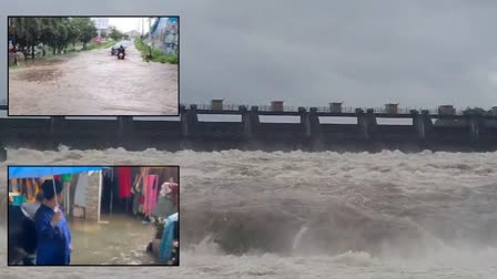 Heavy rain in Pune water entered many peoples houses 45 thousand cusecs of water released from Khadakwasla Dam