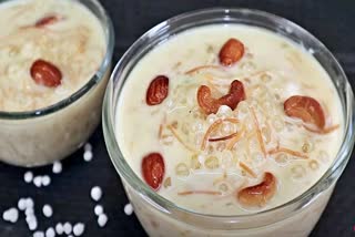 Tasty Saggubiyyam Payasam in Telugu