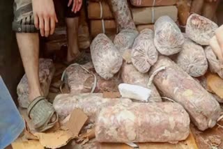 kasmir news  food safety  srinagar police  srinagar rotten meat seizure