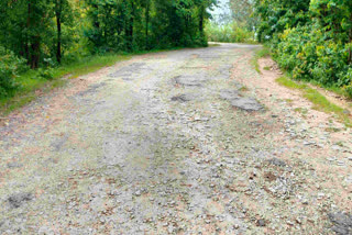 family members took patient on cot to main road died Due to bad road in Khunti