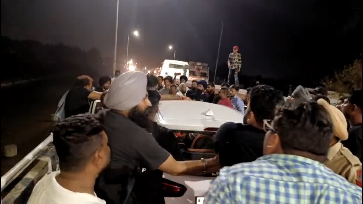 Drunk driver collided with vehicle, 3 people were injured in Ludhiana