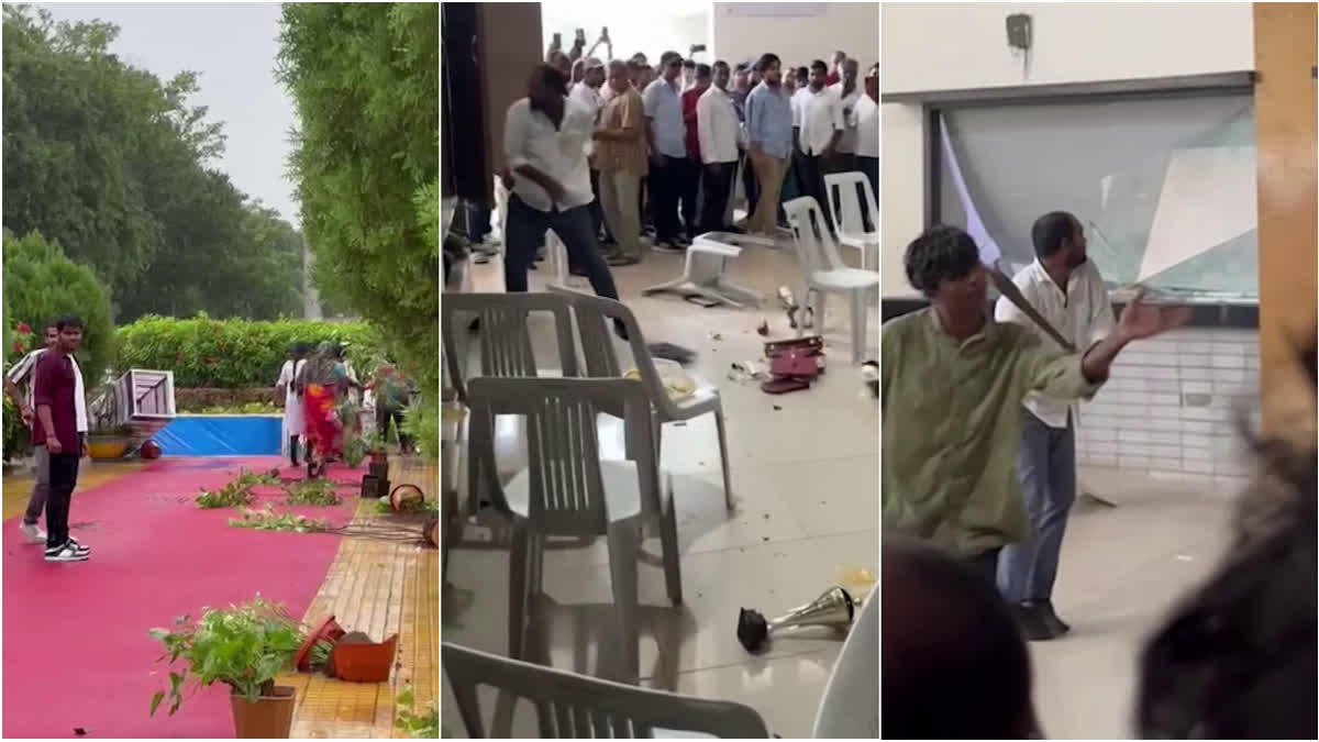 ABVP Leaders Attack on Sri Nidhi College