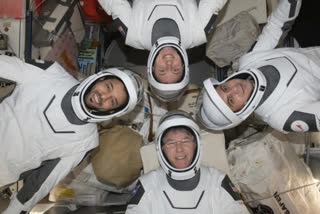 Four astronauts return to Earth in SpaceX capsule to wrap up six-month station mission (AP)