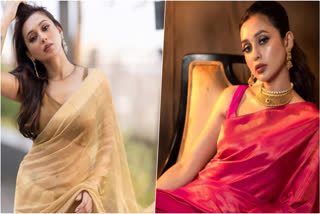 Some Amazing Saree Looks of Mimi