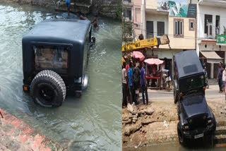 In Jalandhar, Sidhu Moosewala's fan threw the Thar Jeep into the canal to express his anger.