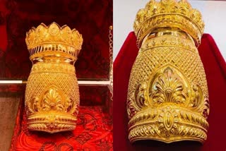 Golden crown for Guruvayoorappan  Ashtamirohini day  Guruvayurappan  സ്വർണം  പൊന്നിൻ കിരീടം  gold crown will be offered to Guruvayurappan  Guruvayur Temple  gold crown  38 പവൻ  തൂക്കം  ഗുരുവായൂരപ്പന് പൊന്നിൻ കിരീടം