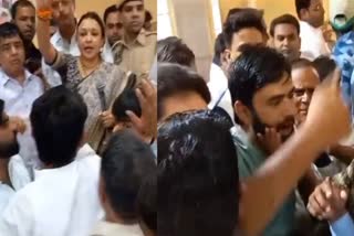 Video Of Clash Between Congress workers