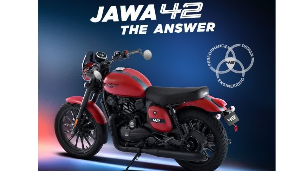 The new Jawa 42 FJ motorcycle launched by Jawa Yezdi Motorcycles