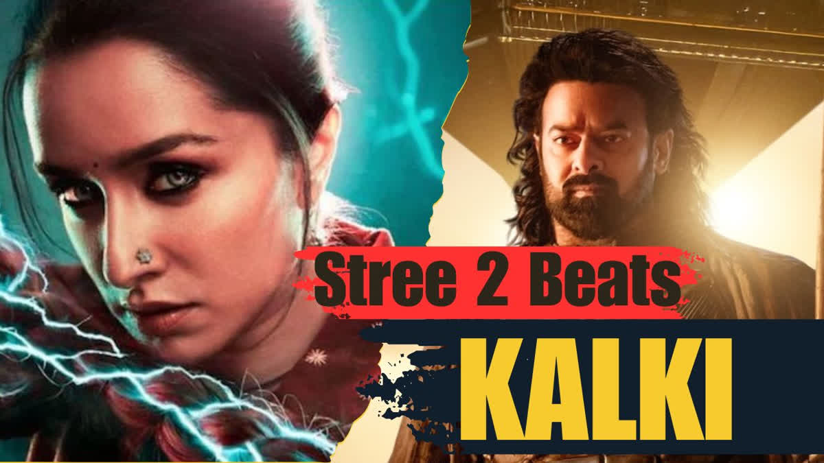 Stree 2, horror comedy helmed by Amar Kaushik, breaks Kalki 2898 AD's record. The film secures 1st spot on the Top 10 Bollywood Movies 2024 (India Hindi Net Collection). Earning Rs 492.55 crore domestically and Rs 703.25 crore globally, Stree 2 continues to perform strongly with no major competition. Read on for Stree 2 box office collection day 20.