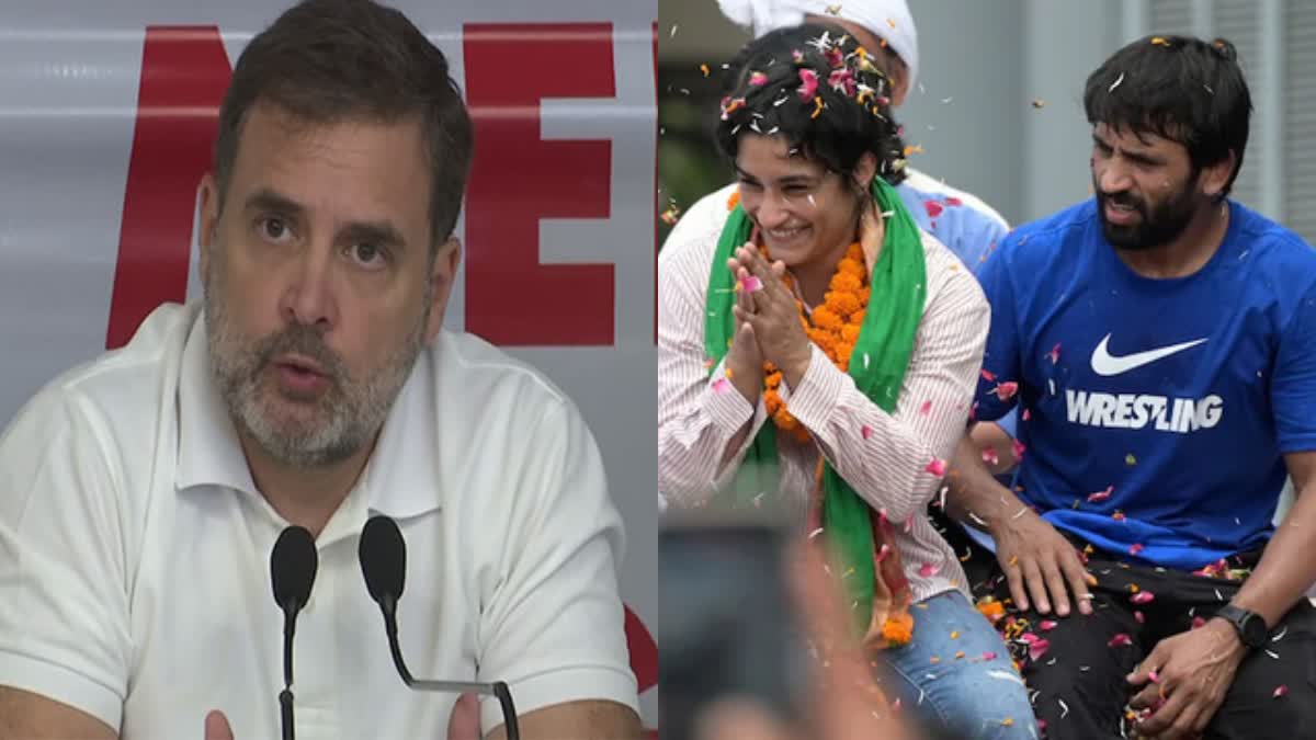 Rahul Gandhi meets Vinesh Phogat