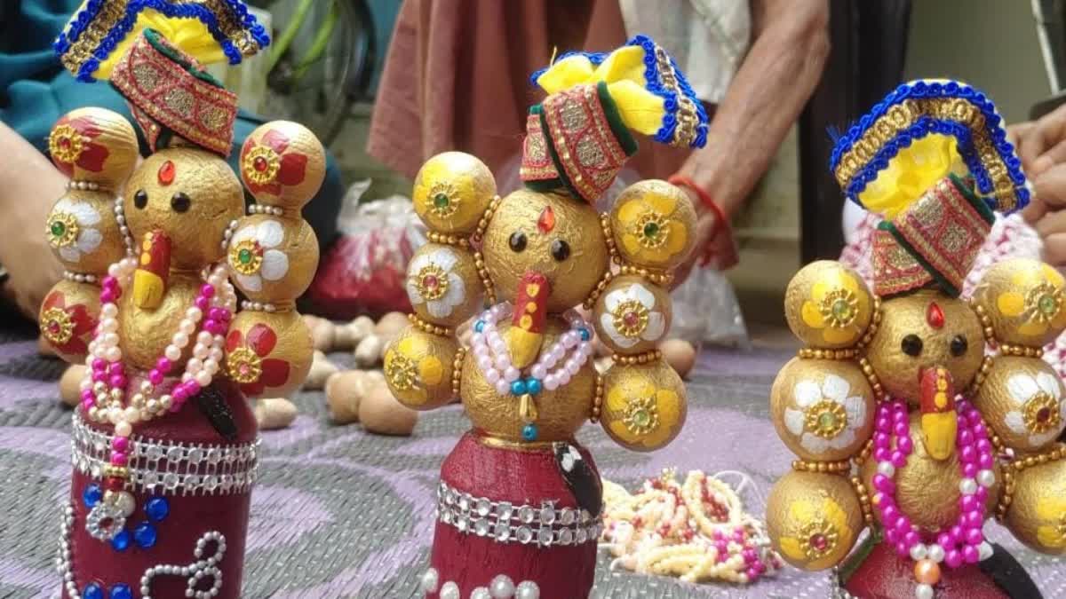 Jabalpur Ganesh idols betel nut