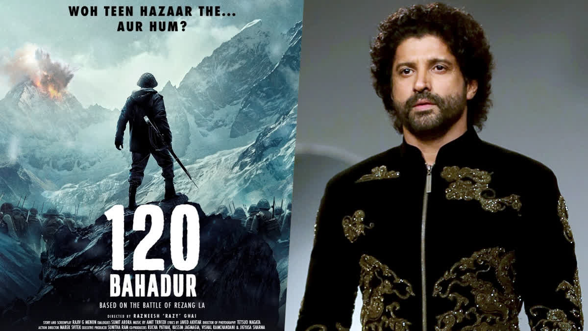 Farhan Akhtar Embodies 'Heroism' As Major Shaitan Singh In 120 Bahadur ...