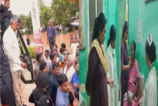 Amid the torrential rains that caused havoc in Andhra Pradesh and Telangana in the last few days, bringing human life to a standstill, a pregnant woman was saved from drowning, all thanks to Chief Minister N Chandrababu Naidu.