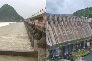 PRAKASAM BARRAGE FLOOD DECREASE