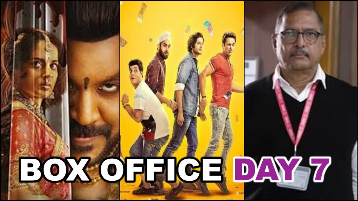 Three major movies including Kangana Ranaut's Chandramukhi 2, Mrigdeep Singh Lamba's directorial Fukrey 3, and Vivek Agnihotri's The Vaccine War, were released on the same day on September 28. This resulted in stiff competition among the new releases at the box office. While the films have completed six days in theatres with Fukrey 3 leading the race, let's have a look at how much the flicks may earn on their seventh day at the box office.