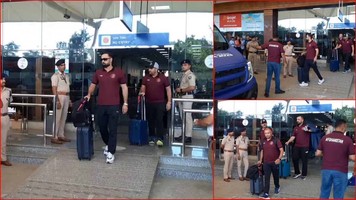 Afghanistan cricket team reached Dharamshala