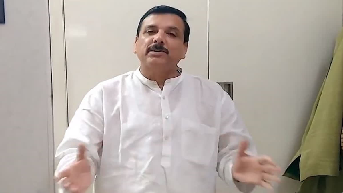 Sanjay Singh in pre-recorded video