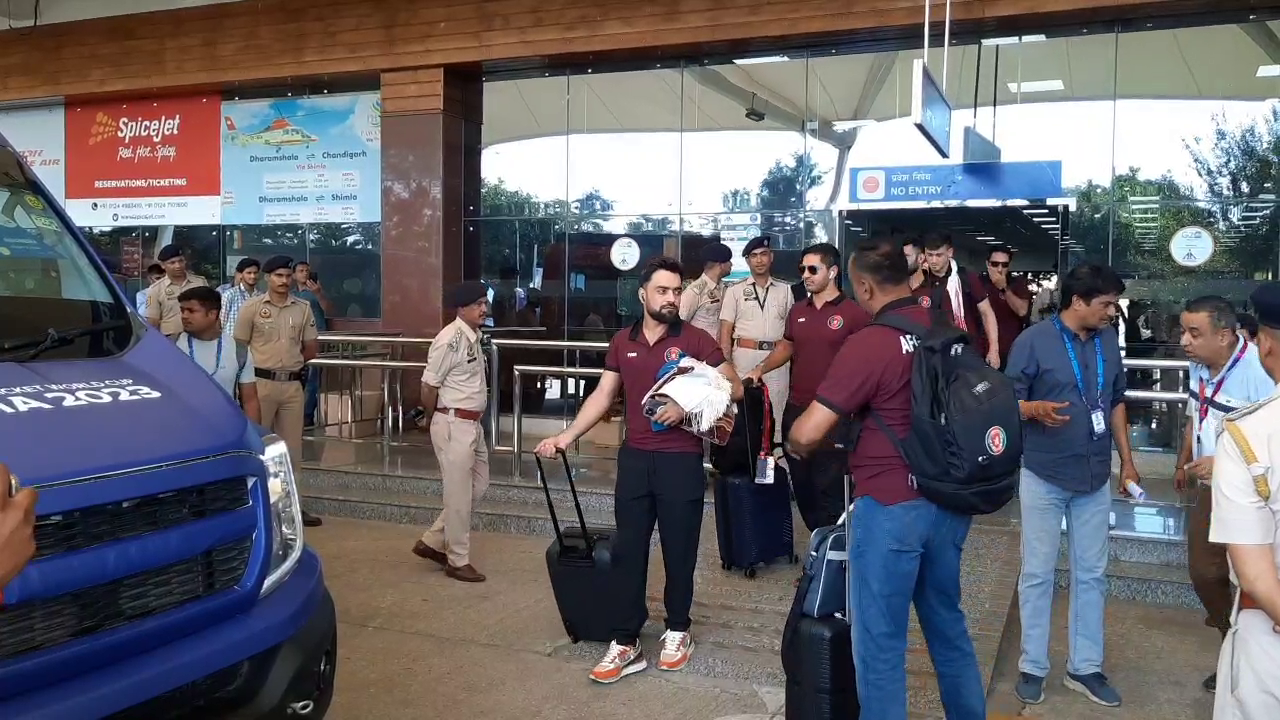 Afghanistan cricket team reached Dharamshala