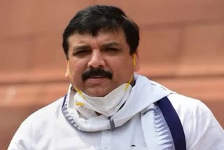 ED raids at MP Sanjay Singh Residence