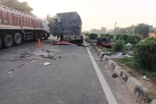 road accident in Bharatpur, Several people died in road accident