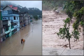 North Sikkim Flash Floods several missing