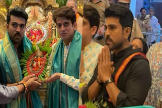 WATCH: Ram Charan seeks blessings of Lord Ganesha at Siddhivinayak Temple in Mumbai