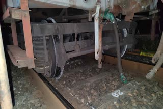 Goods Train Derail In Pendra