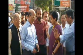 PWD Minister Atishi's visit to Tilak Nagar