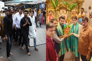 Ramcharan visits Siddhi Vinayaka temple