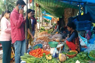 Ranchi vegetables Price hike due to rain and Jiutiya festival