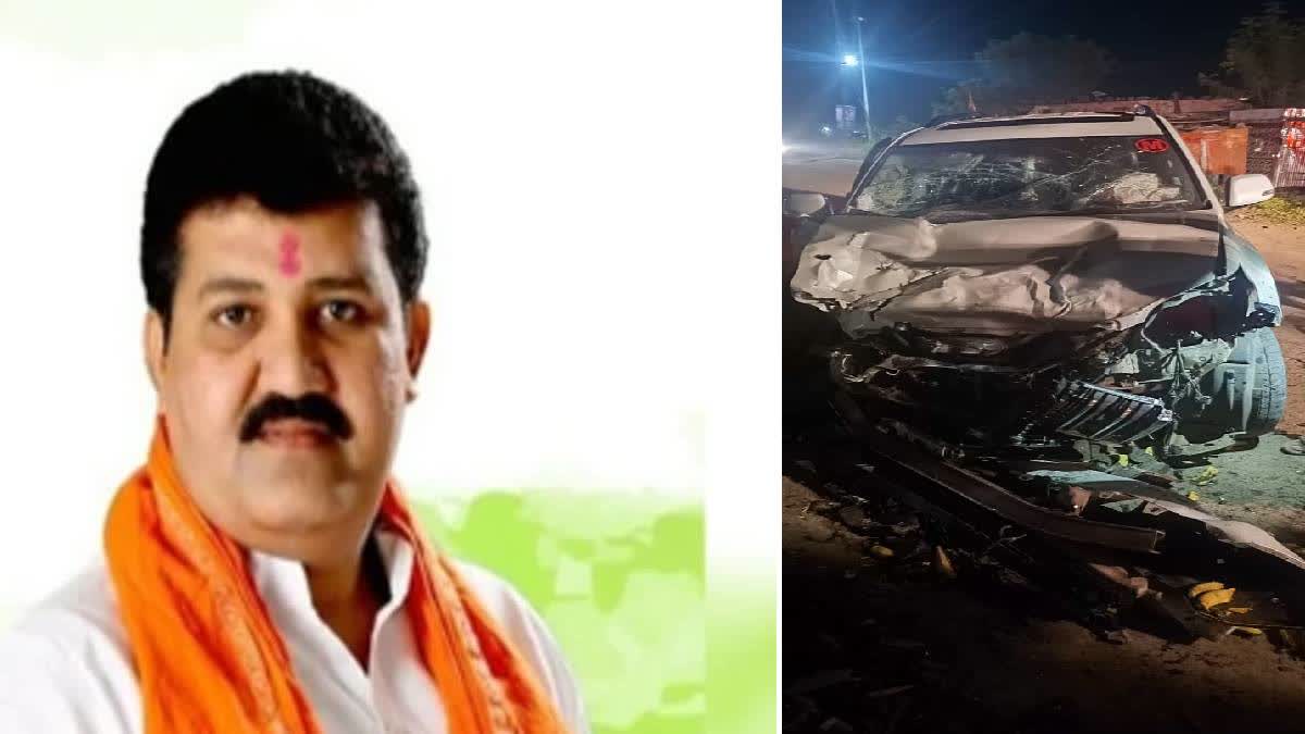 Maharashtra Minister Sanjay Rathod's Car Collides With Pickup Van