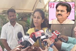 Supriya Sule first reaction on Harshvardhan Patil join NCP Sharad Pawar Party