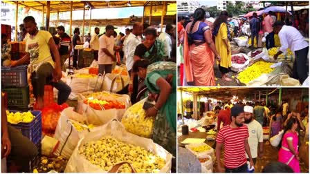 Public Rush At Gudimalkapur Flower Market