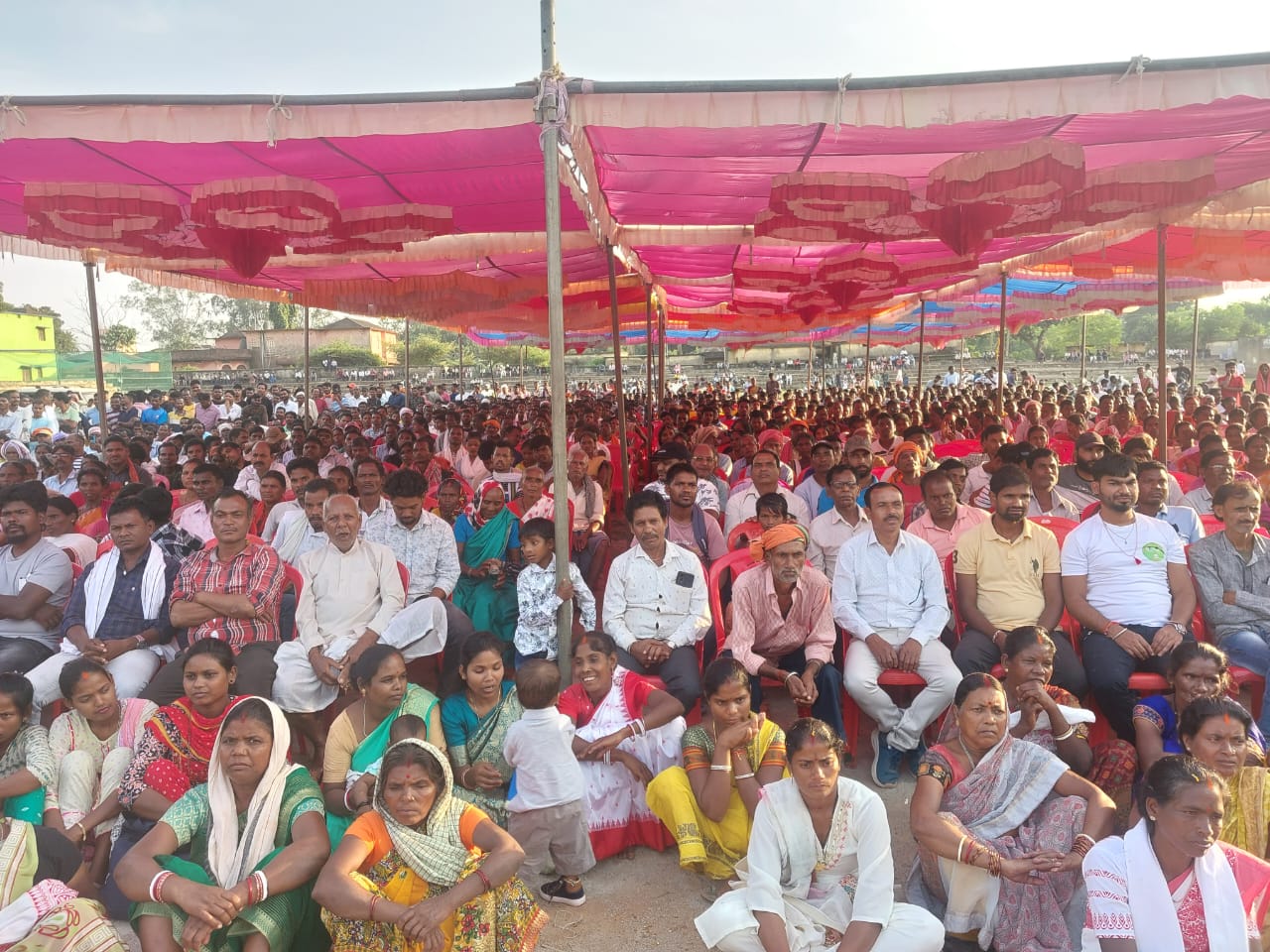 Jairam Mahto addressed public in Badlav Sankalp Sabha in Bero of Ranchi