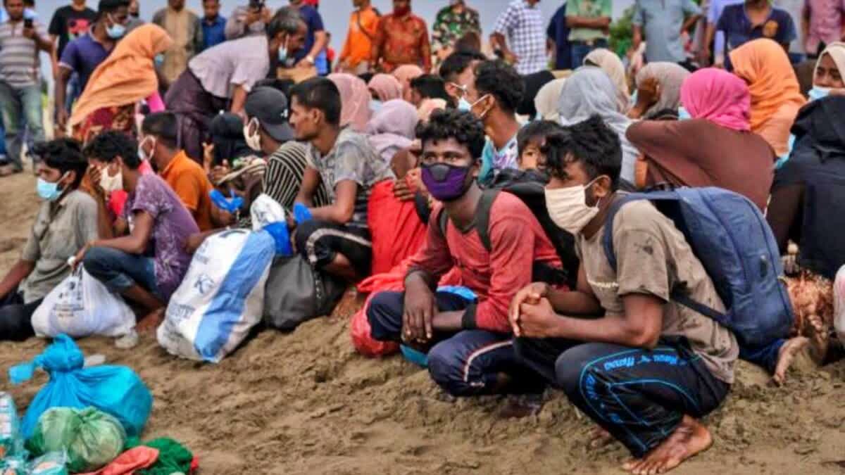 Myanmar refugees in Mizoram