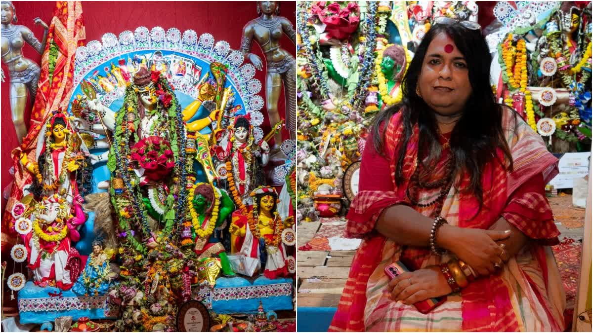 Etv BharatDocumentary on Transgender Durga Puja