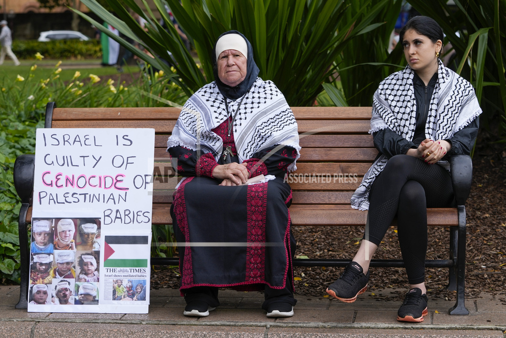 pro-Palestinian rally in Sydney, Australia