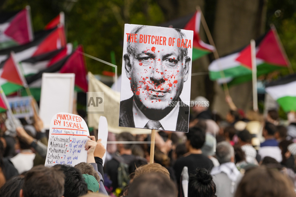 pro-Palestinian rally in Sydney, Australia