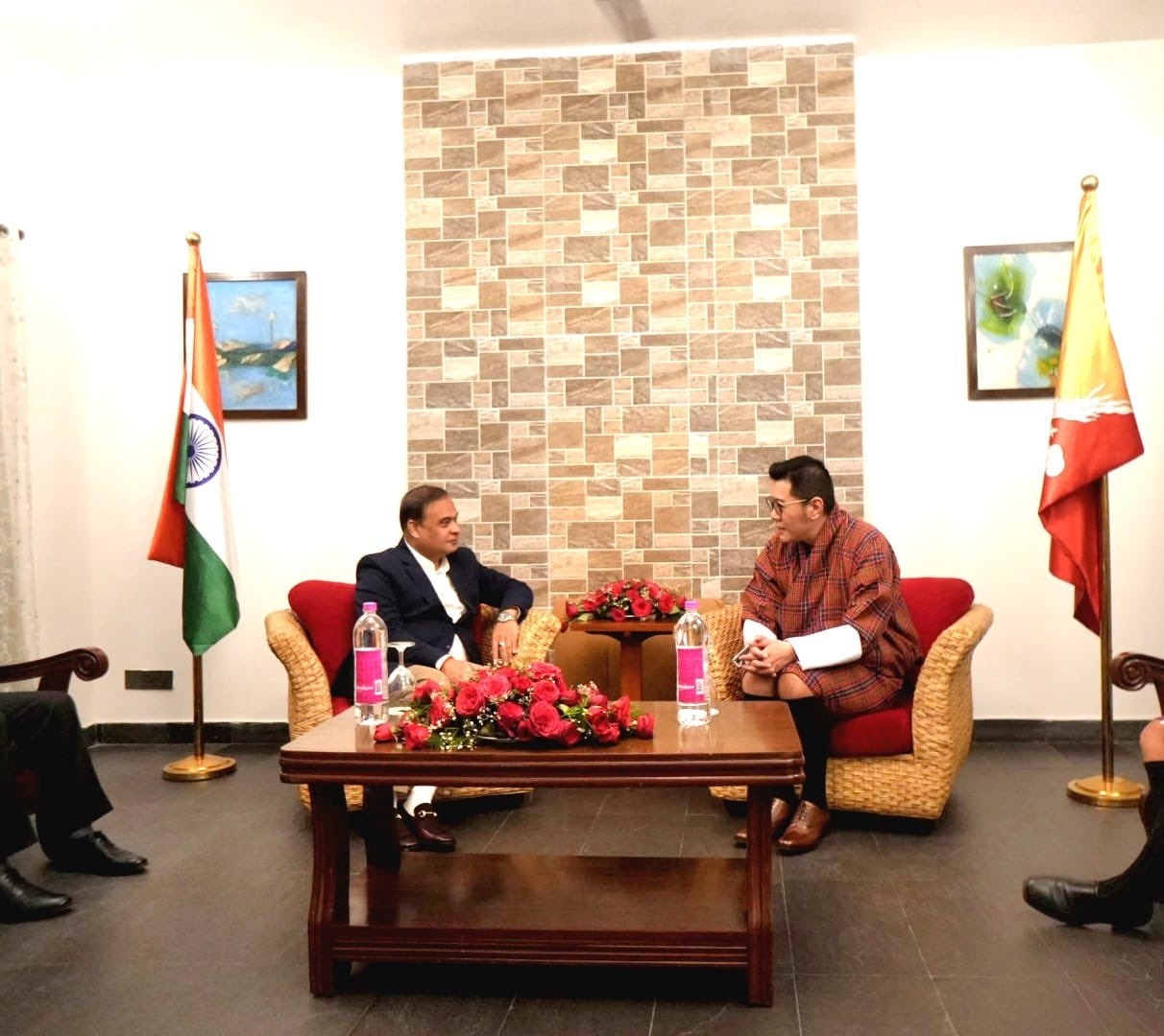 Assam CM with Bhutan King