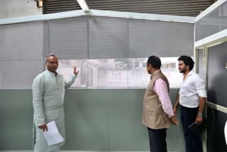 Construction of toilet Observed Minister Kharge