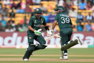 Pakistan are up against New Zealand at the M.Chinnaswamy Stadium, Bengaluru in match no.35, and Babar Azam elected to field after winning the toss.