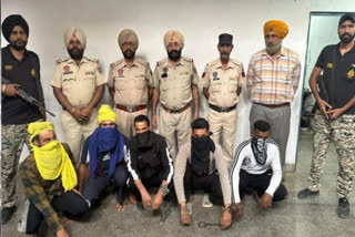 Police arrested 6 gangsters after the encounter in Batala of Gurdaspur