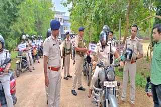 Traffic awareness motorcycle rally